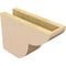 Ekena Millwork 4in. W x 8in. H x 12in. L Crestline Woodgrain TimberThane Rafter Tail, Primed Tan RFTUR04X08X12CRERCPR - alternate 6